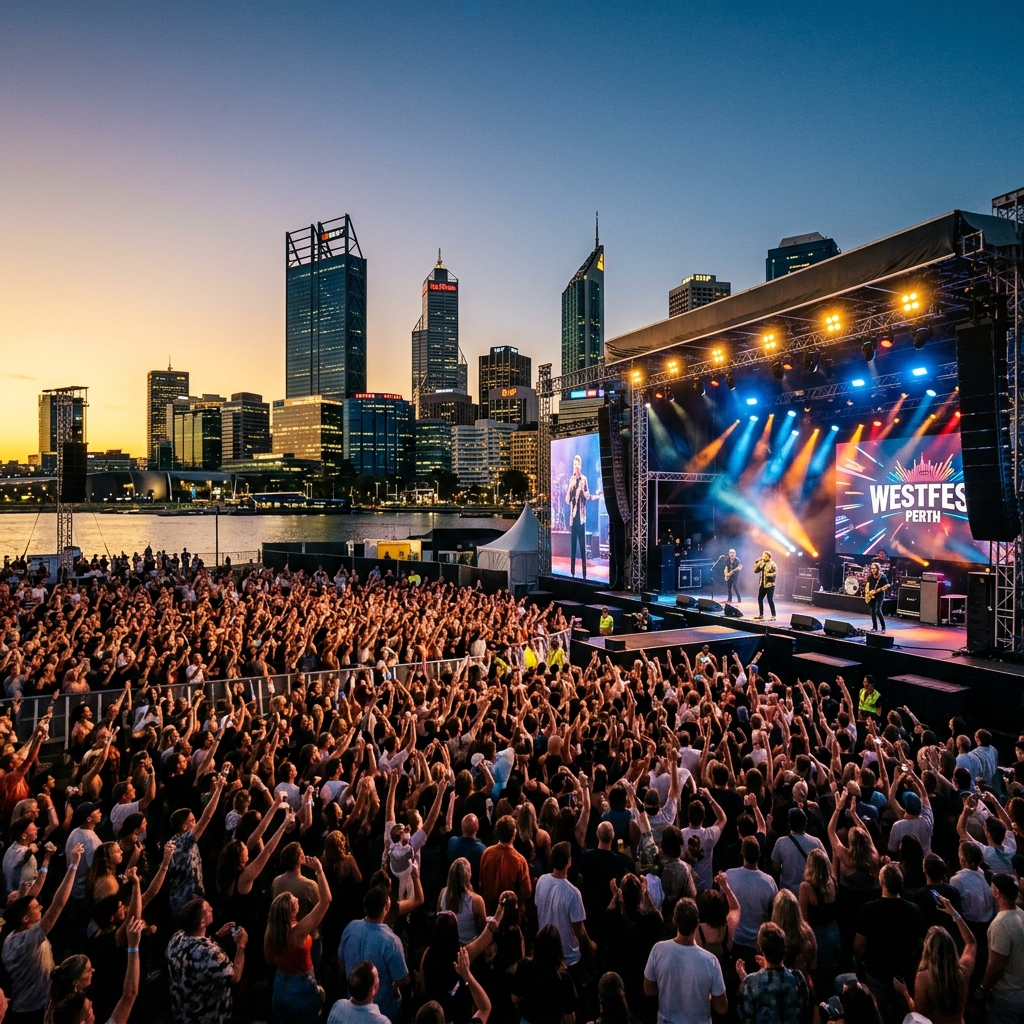 Live music concert by Stage N Crowd in Perth